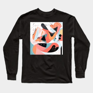 Picasso Style Sleeping Woman Long Sleeve T-Shirt